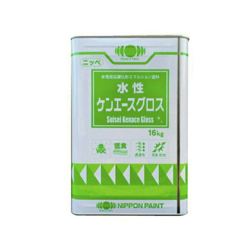 日本ペイント ニッペ 水性ケンエースグロス 白 16kg | 塗装と塗料の