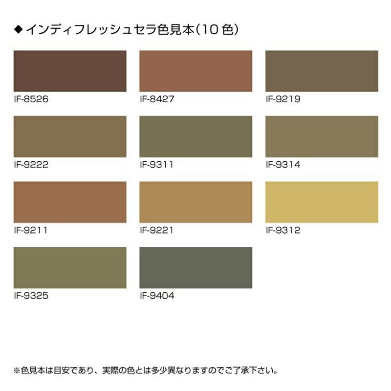 日本ペイント インディフレッシュセラ 11色 20kg 砂壁改修用シリコン