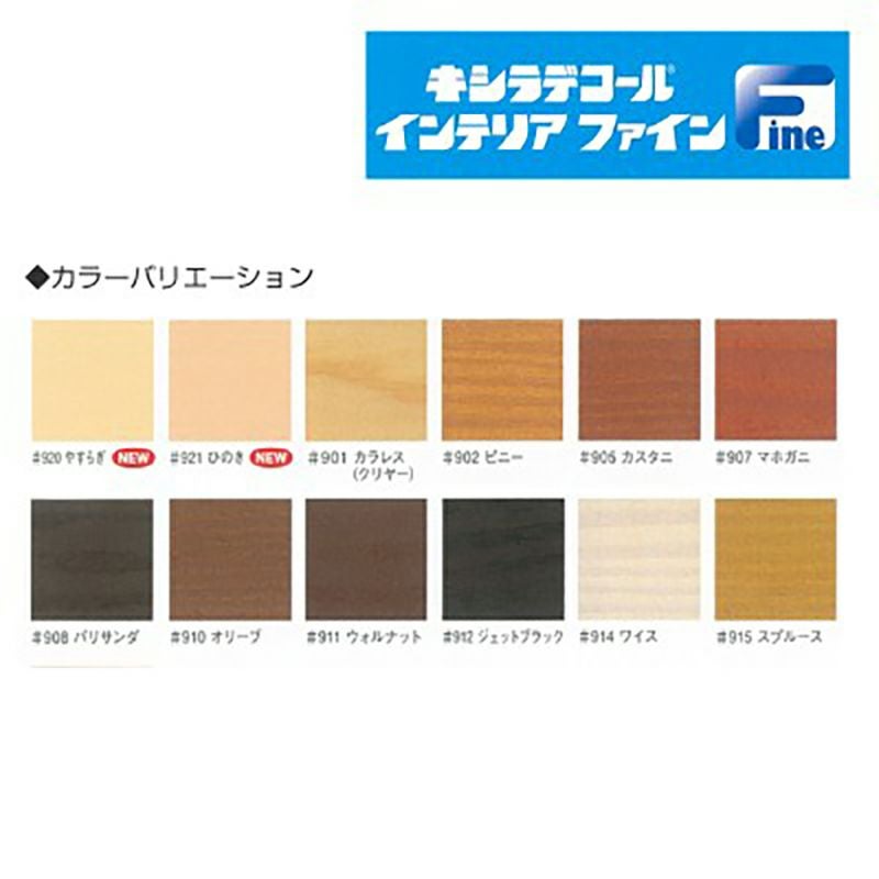 キシラデコール インテリアファイン 3.5kg 屋内木部用水性着色ステイン