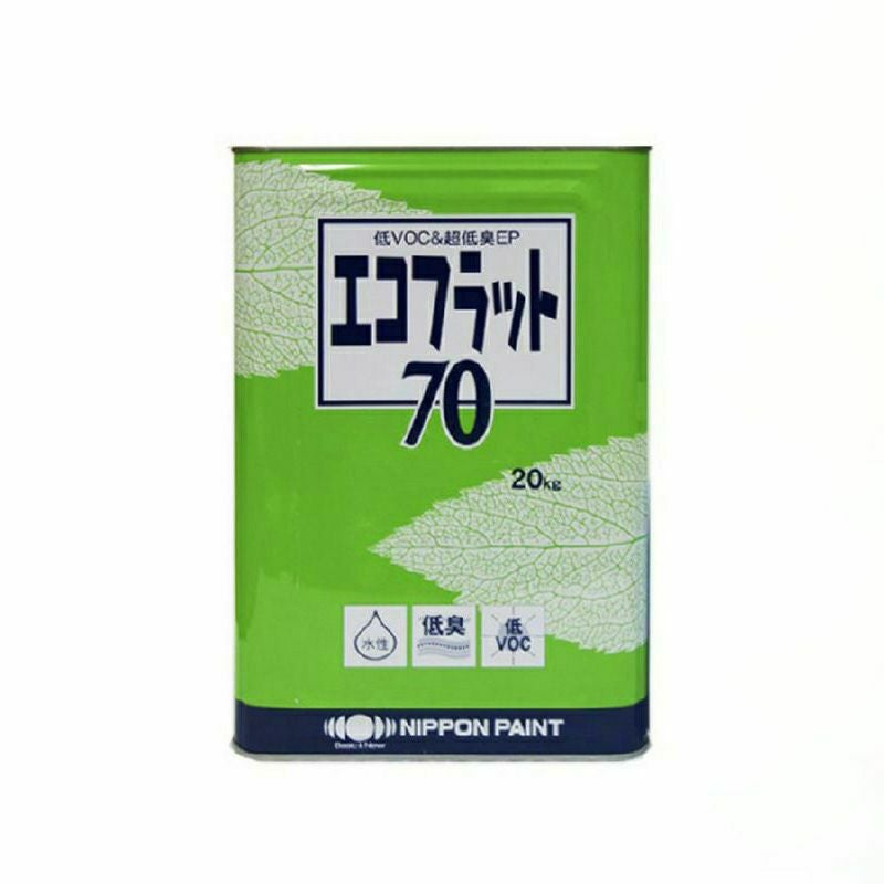 日本ペイント ニッペ エコフラット70 20kg GN-30 調色品 | 塗装と塗料